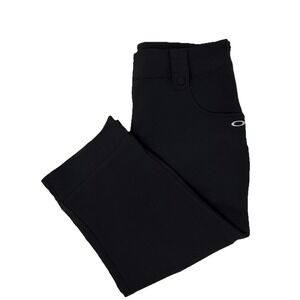 Women's Oakley Palm Capri Golf Black Pants Size 6‎